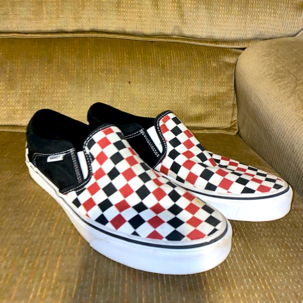 COPY - Vans Slip-On checkered - mens size 10